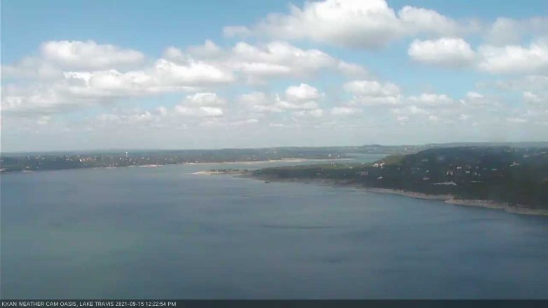 Lake Travis webcam, September 15, 2021 12:25 PM CT