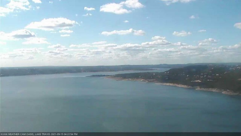 Lake Travis webcam, September 15, 2021 4:25 PM CT