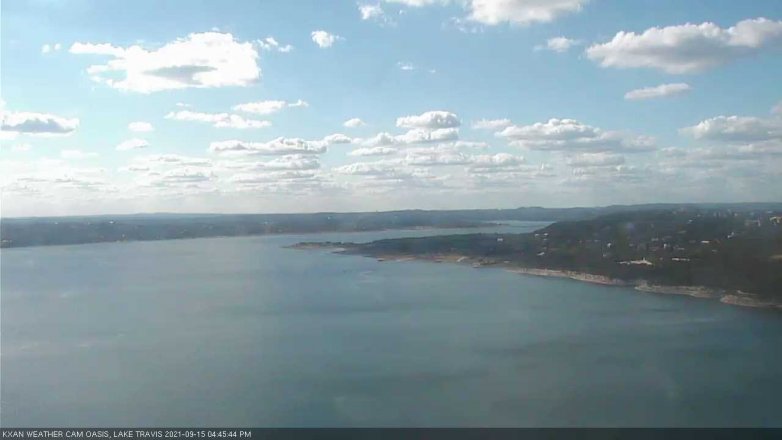 Lake Travis webcam, September 15, 2021 4:45 PM CT