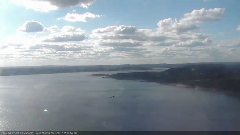 Lake Travis webcam, September 15, 2021 5:25 PM CT