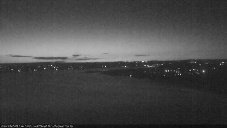 Lake Travis webcam, September 15, 2021 8:25 PM CT