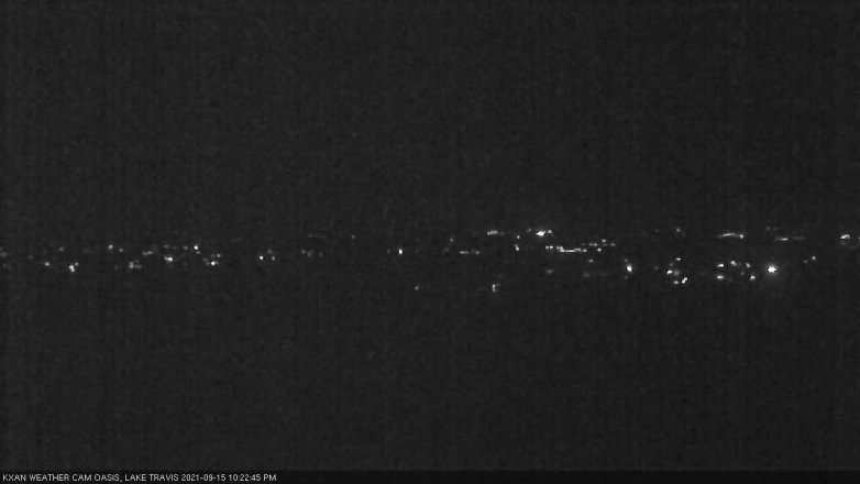 Lake Travis webcam, September 15, 2021 10:25 PM CT