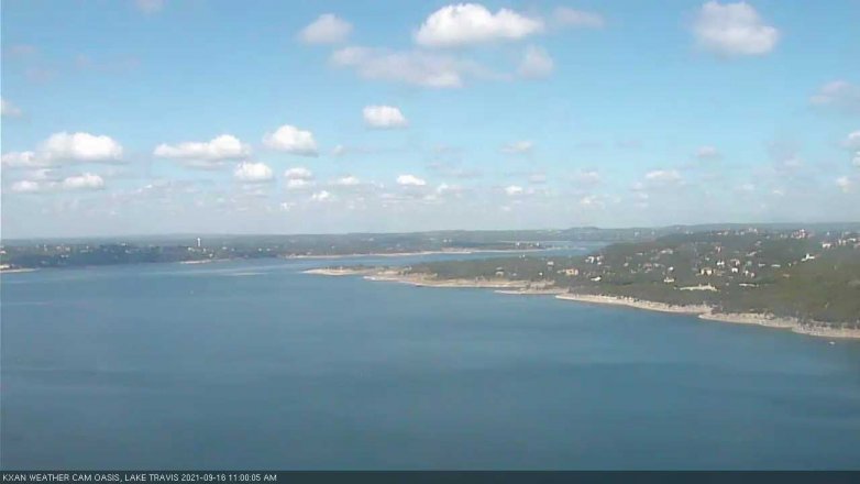 Lake Travis webcam, September 16, 2021 11:00 AM CT
