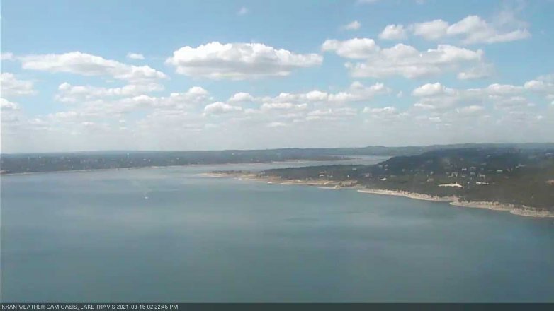 Lake Travis webcam, September 16, 2021 2:25 PM CT