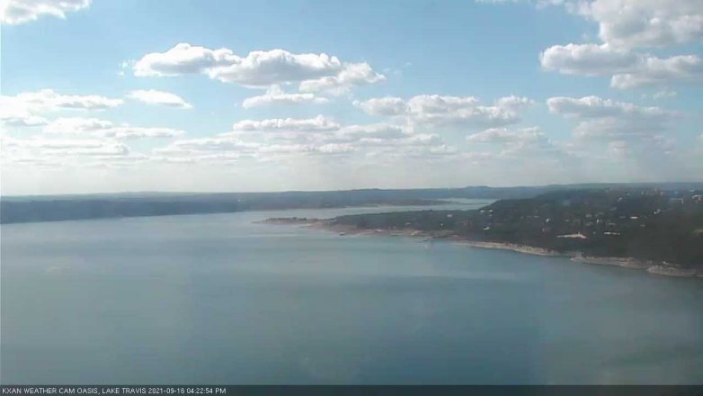 Lake Travis webcam, September 16, 2021 4:25 PM CT