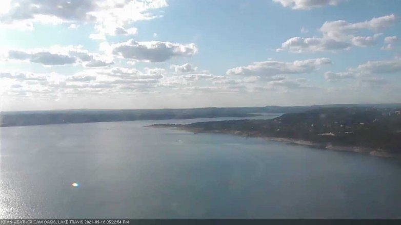 Lake Travis webcam, September 16, 2021 5:25 PM CT