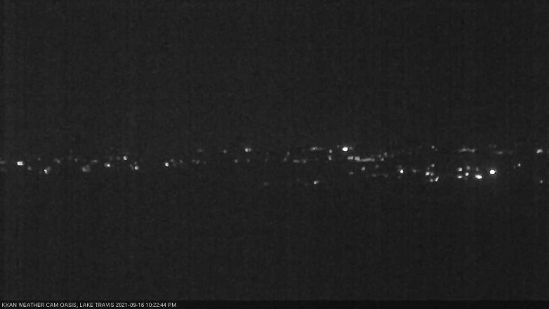 Lake Travis webcam, September 16, 2021 10:25 PM CT