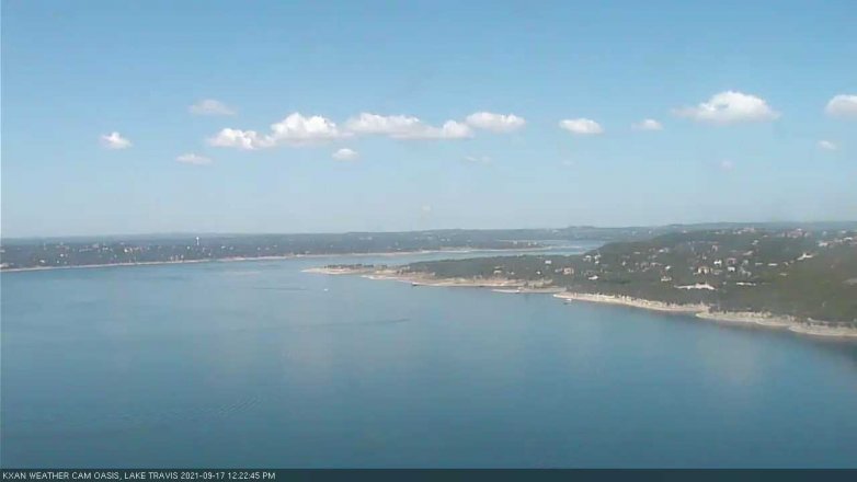 Lake Travis webcam, September 17, 2021 12:25 PM CT
