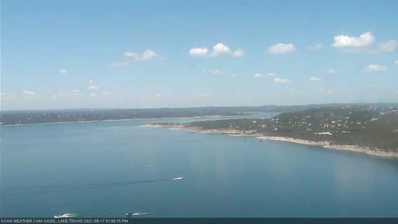 Lake Travis webcam, September 17, 2021 1:00 PM CT