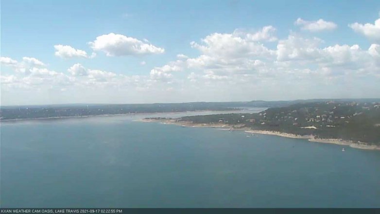 Lake Travis webcam, September 17, 2021 2:25 PM CT