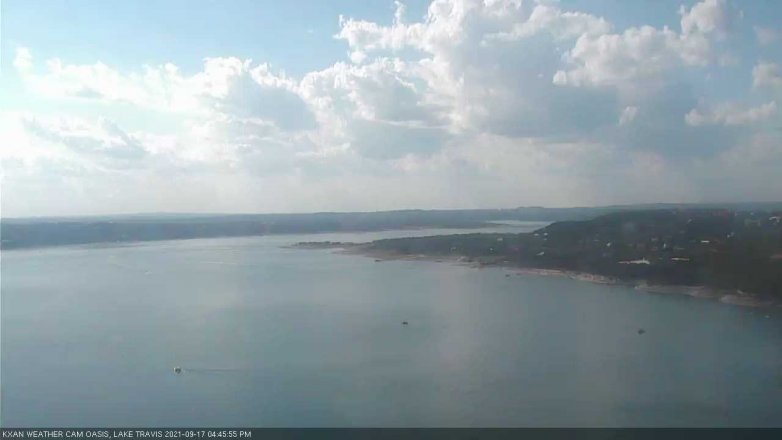 Lake Travis webcam, September 17, 2021 4:45 PM CT