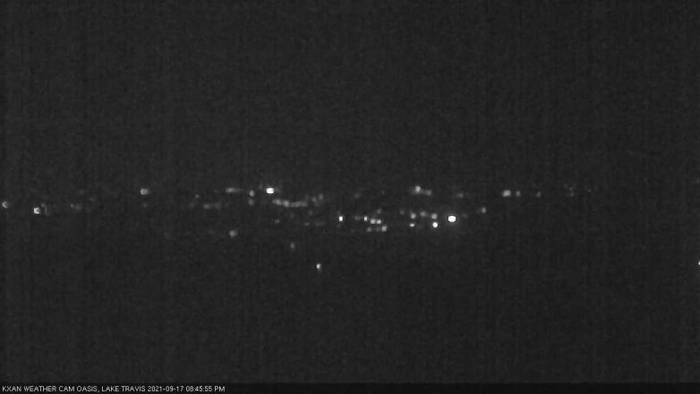 Lake Travis webcam, September 17, 2021 8:45 PM CT