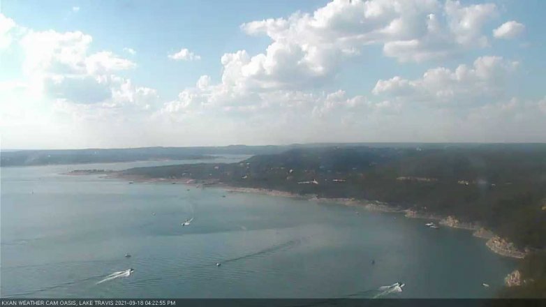 Lake Travis webcam, September 18, 2021 4:25 PM CT