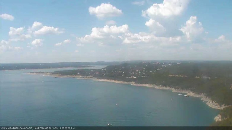 Lake Travis webcam, September 19, 2021 2:00 PM CT