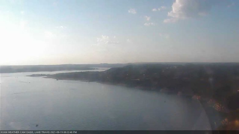 Lake Travis webcam, September 19, 2021 6:25 PM CT