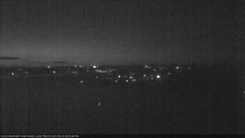 Lake Travis webcam, September 19, 2021 8:25 PM CT