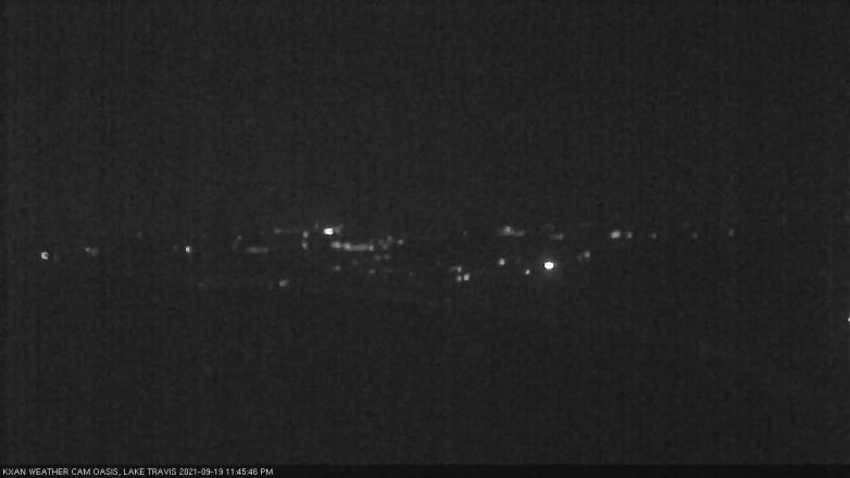 Lake Travis webcam, September 19, 2021 11:45 PM CT