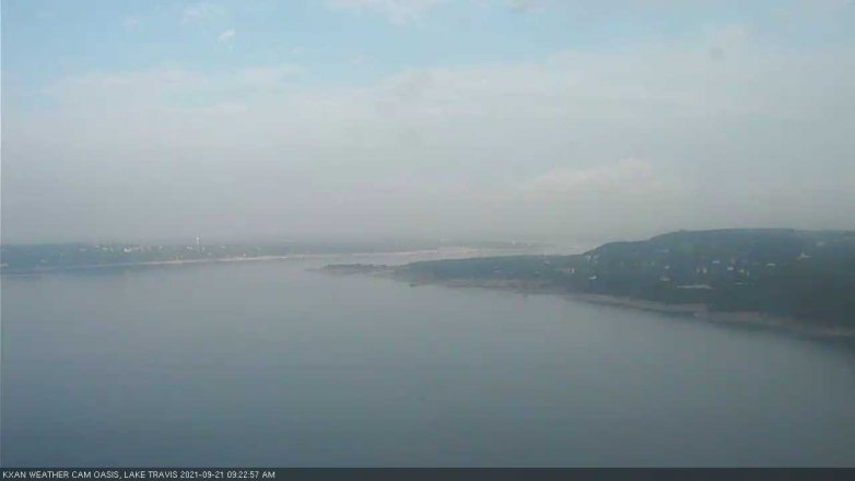 Lake Travis webcam, September 21, 2021 9:25 AM CT