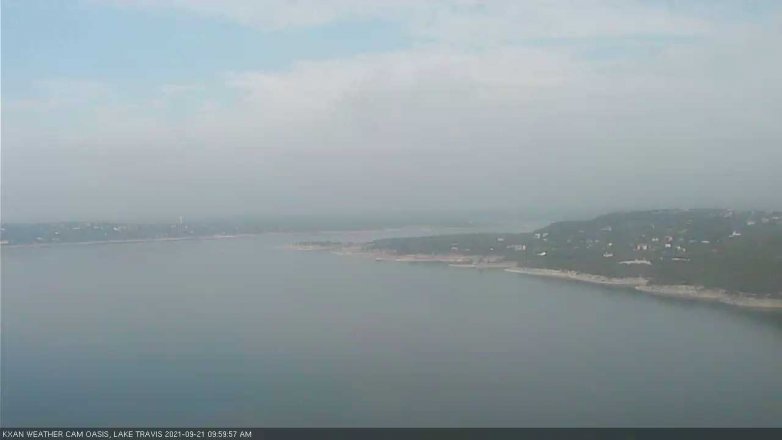 Lake Travis webcam, September 21, 2021 10:00 AM CT