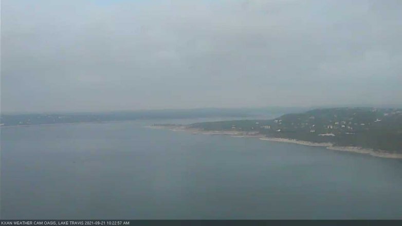 Lake Travis webcam, September 21, 2021 10:25 AM CT