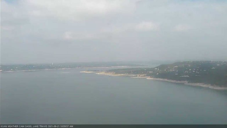 Lake Travis webcam, September 21, 2021 11:00 AM CT