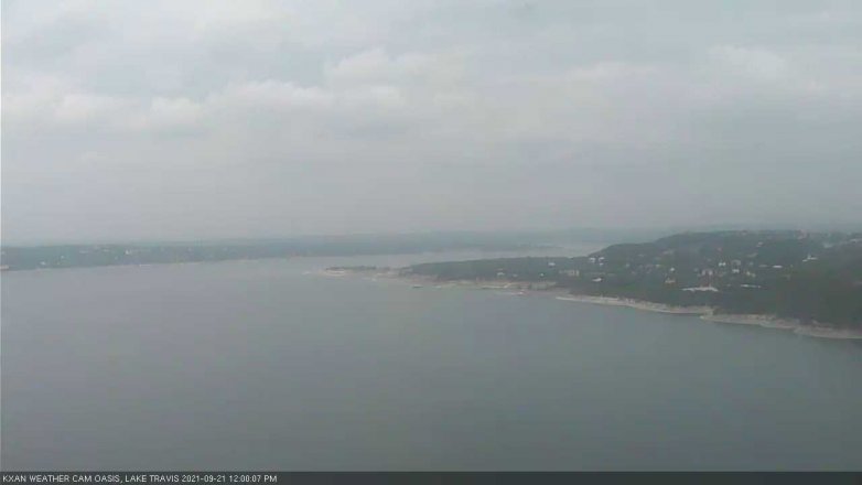 Lake Travis webcam, September 21, 2021 12:00 PM CT