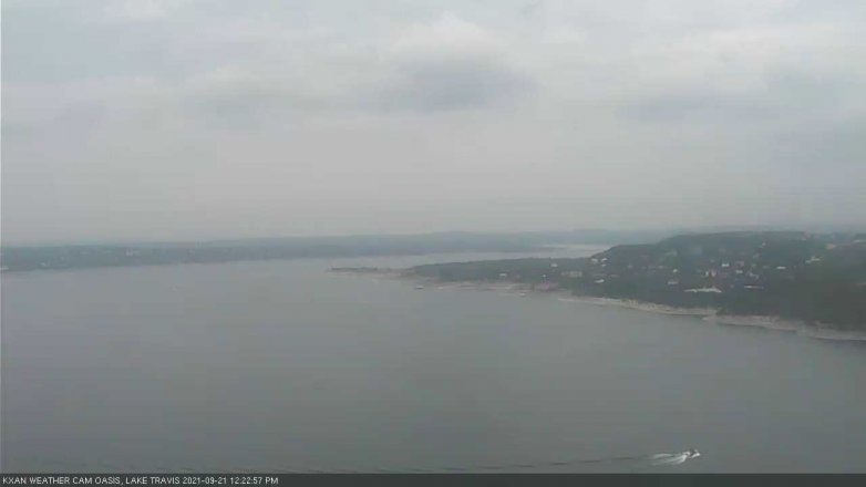 Lake Travis webcam, September 21, 2021 12:25 PM CT