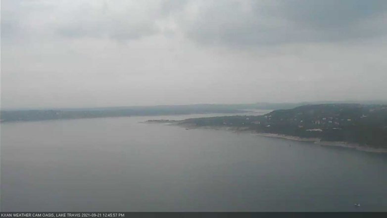 Lake Travis webcam, September 21, 2021 12:45 PM CT