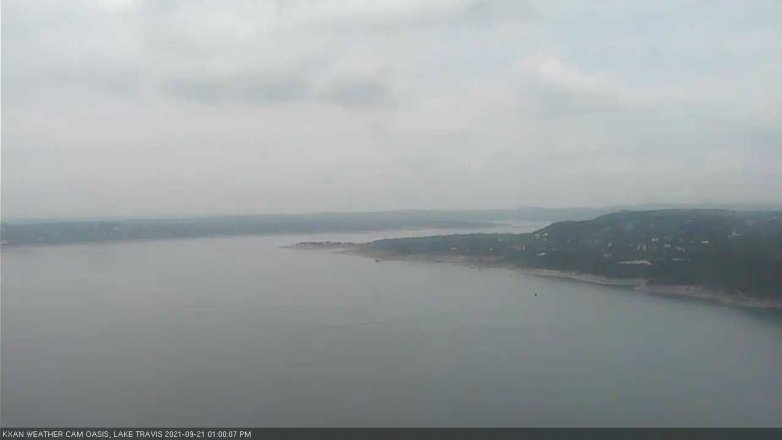 Lake Travis webcam, September 21, 2021 1:00 PM CT