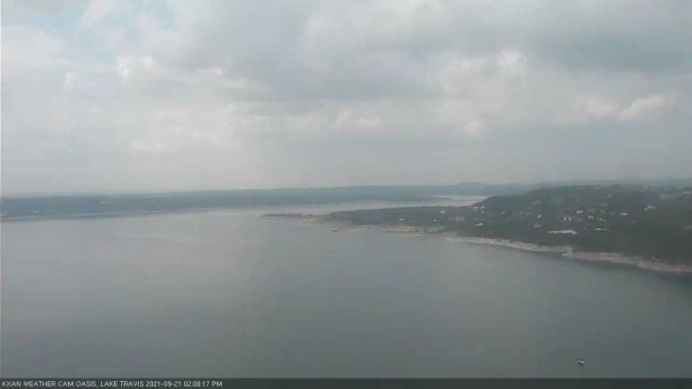 Lake Travis webcam, September 21, 2021 2:00 PM CT