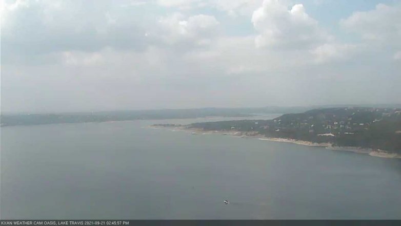Lake Travis webcam, September 21, 2021 2:45 PM CT