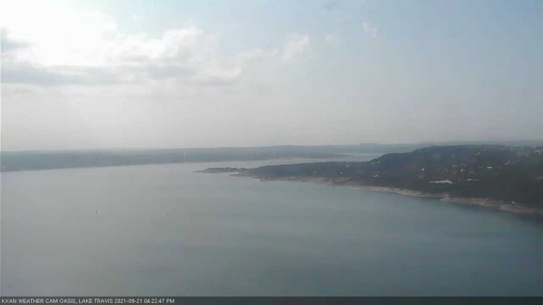Lake Travis webcam, September 21, 2021 4:25 PM CT