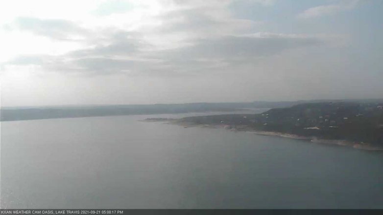 Lake Travis webcam, September 21, 2021 5:00 PM CT