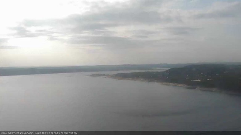 Lake Travis webcam, September 21, 2021 5:25 PM CT