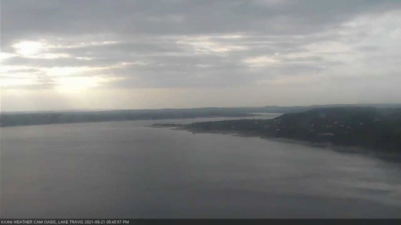 Lake Travis webcam, September 21, 2021 5:45 PM CT