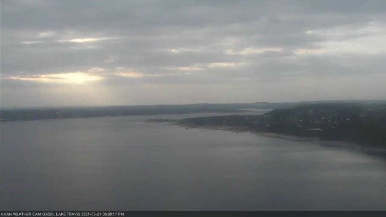 Lake Travis webcam, September 21, 2021 6:00 PM CT