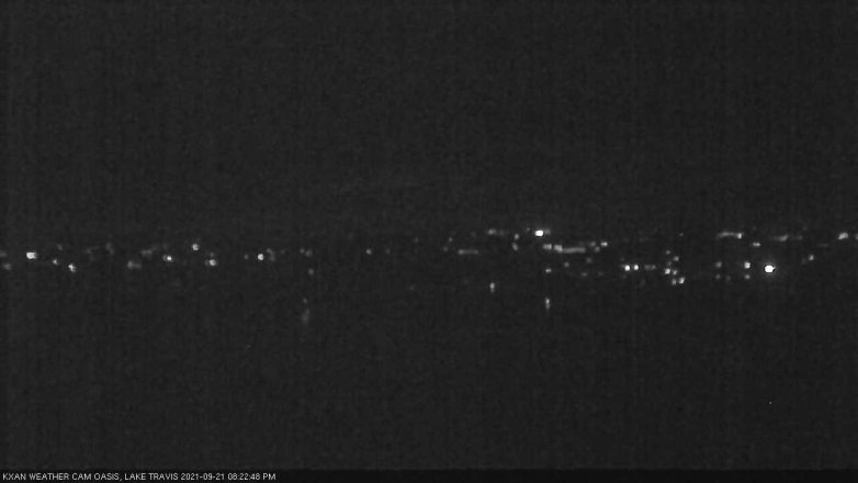 Lake Travis webcam, September 21, 2021 8:25 PM CT