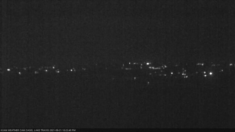 Lake Travis webcam, September 21, 2021 10:25 PM CT