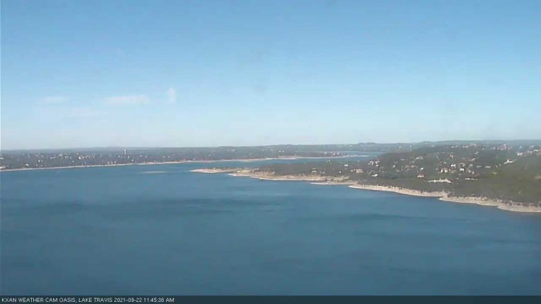 Lake Travis webcam, September 22, 2021 11:45 AM CT