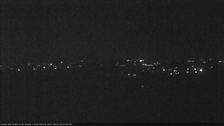 Lake Travis webcam, September 22, 2021 9:25 PM CT