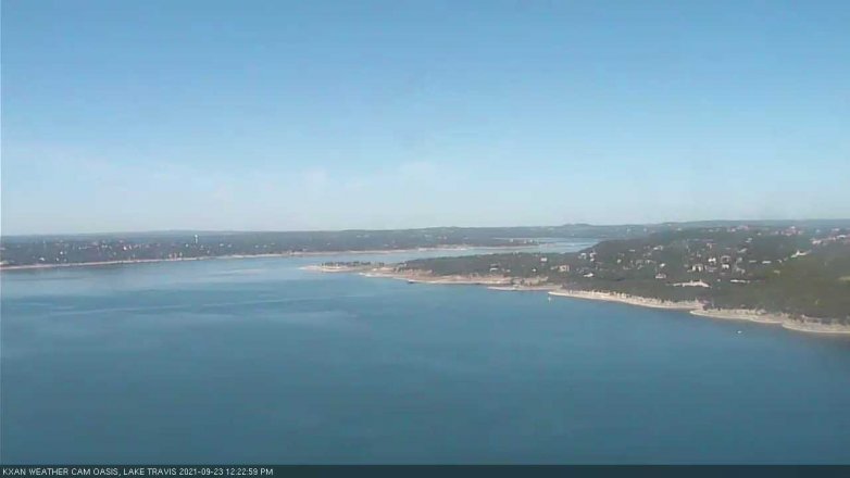 Lake Travis webcam, September 23, 2021 12:25 PM CT