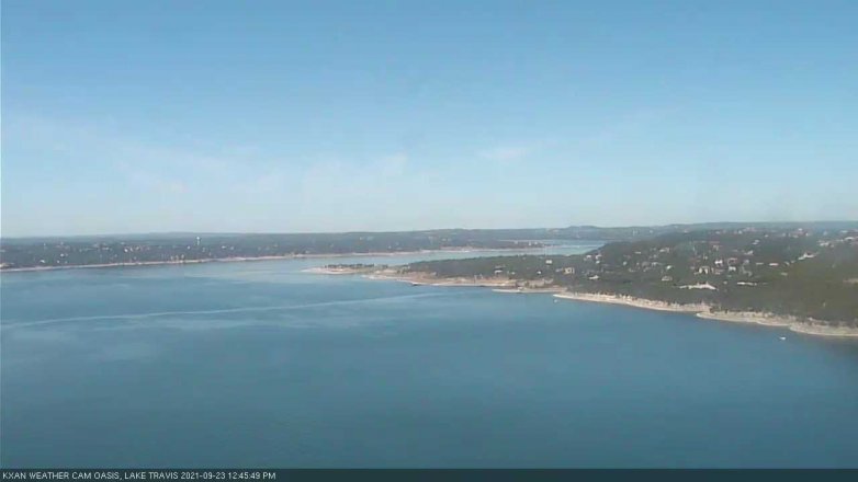 Lake Travis webcam, September 23, 2021 12:45 PM CT