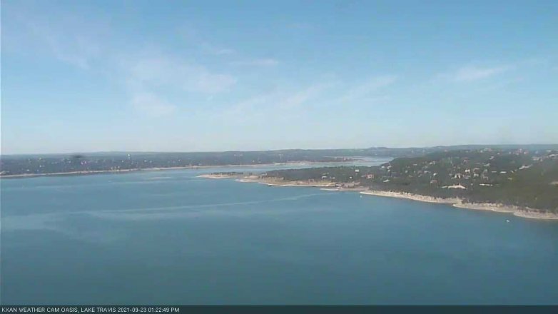 Lake Travis webcam, September 23, 2021 1:25 PM CT