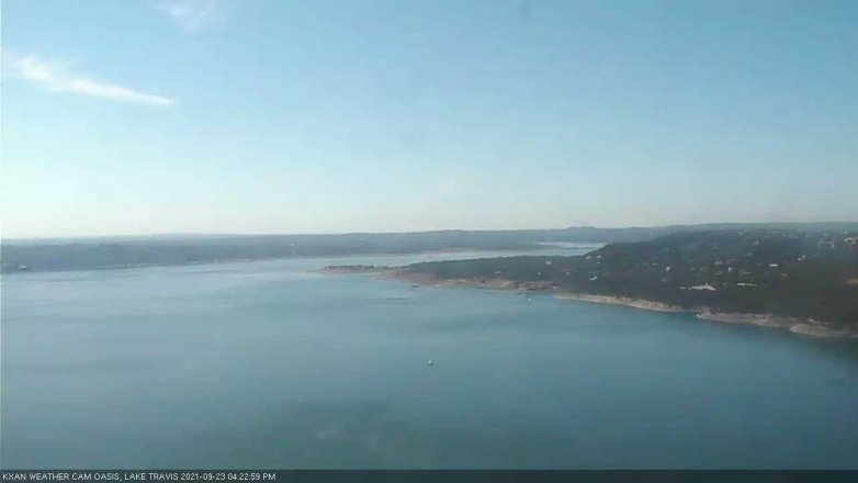 Lake Travis webcam, September 23, 2021 4:25 PM CT