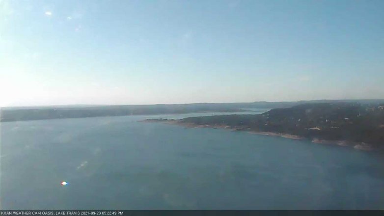 Lake Travis webcam, September 23, 2021 5:25 PM CT