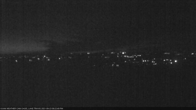 Lake Travis webcam, September 23, 2021 8:25 PM CT