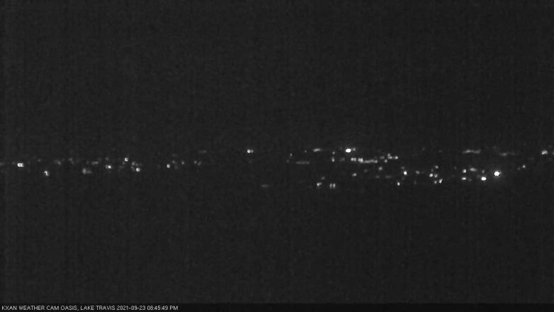 Lake Travis webcam, September 23, 2021 8:45 PM CT