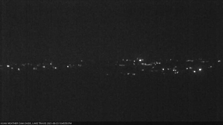 Lake Travis webcam, September 23, 2021 10:45 PM CT