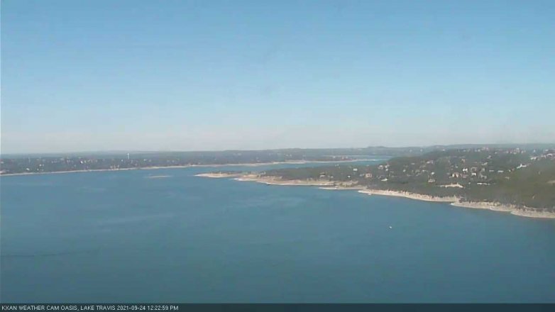 Lake Travis webcam, September 24, 2021 12:25 PM CT