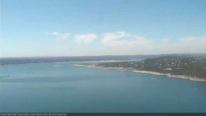Lake Travis webcam, September 24, 2021 2:25 PM CT